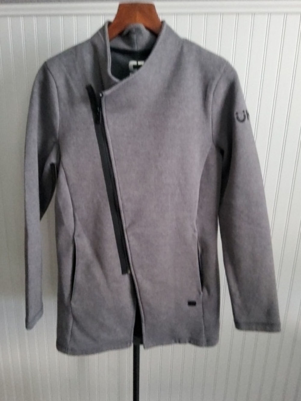 OGIO Gray Asymmetrical Zip Jacket